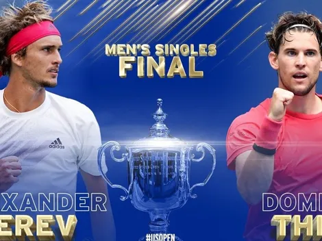 Qué canal transmite Zverev vs. Thiem por la final del US Open 2020