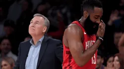 Mike D’Antoni y James Harden (Getty Images)
