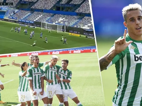 Épico: con gol de Tello, Betis le ganó a Alavés en la última del partido