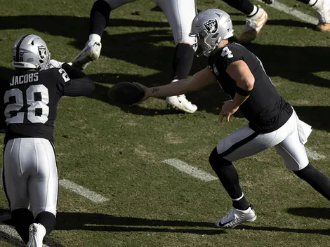 Jacobs, el autor del primer touchdown en la historia de Las Vegas Raiders