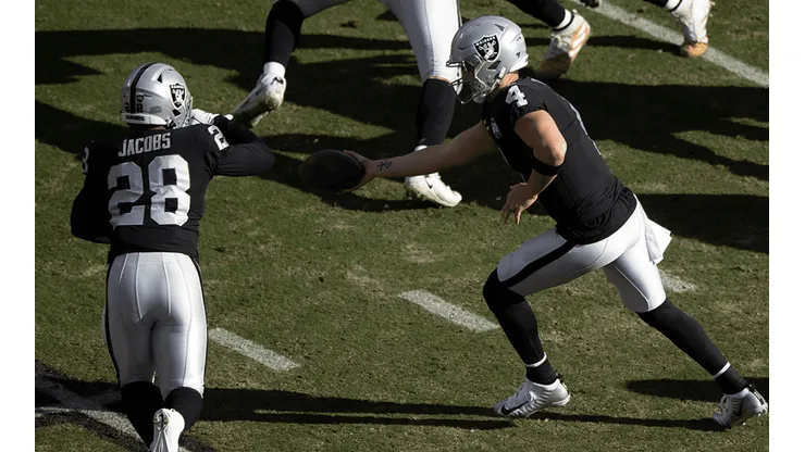 Josh Jacobs, corredor de los Raiders (Getty Images)
