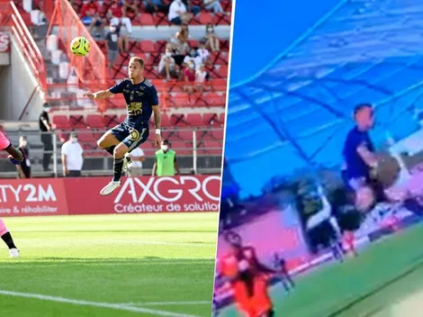 A lo Cobra Kai: tremendo golazo de Cardona en el fútbol francés