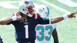 Cam Newton, quarterback de los Patriots (Getty Images)