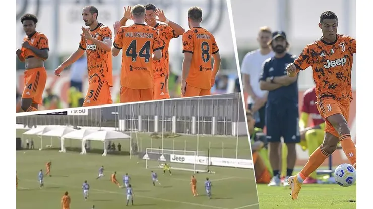 Video: Cristiano firmó el primer gol de la era Pirlo al mando de la Juventus