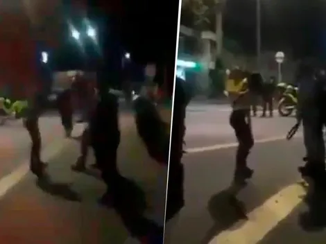 Padre "enciende a correa" a su hija por estar protestando a la Policía