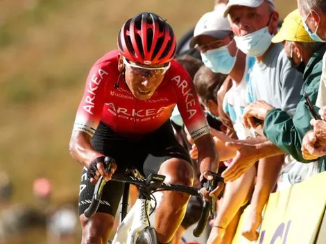 Todo magullado: la impresionante foto de Nairo totalmente roto por sus caídas