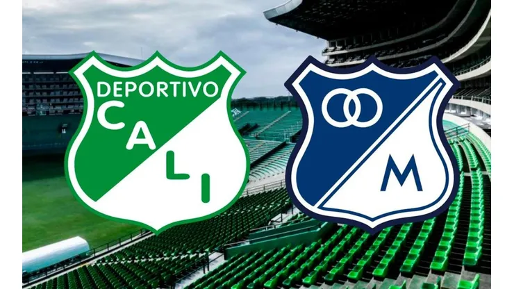 Que empiece el show: titulares confirmadas para el duelo Cali vs. Millonarios