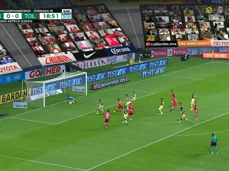 Ya lo pierde Toluca: Federico Viñas adelantó al América