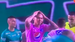 La expulsión de Ricardo Márquez en su debut con Millonarios.