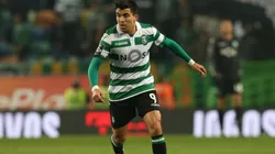 Marcos Acuña jugando para Sporting de Lisboa.