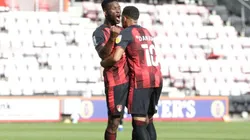 Así festejó Jéfferson lerma su primer gol en la segunda división del fútbol inglés con el Bournemouth.