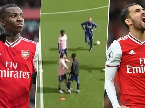 Insólito: dos jugadores del Arsenal casi a los golpes ¡antes del partido!
