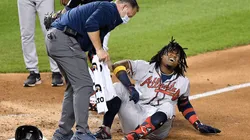 Ronald Acuña Jr., jardinero de los Braves (Getty Images)