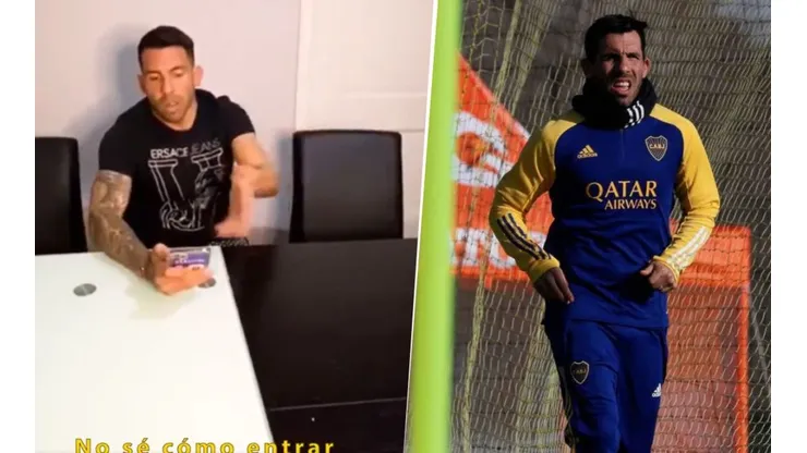 Tevez anunció su cuenta de Instagram y Tik Tok con el mejor video del día