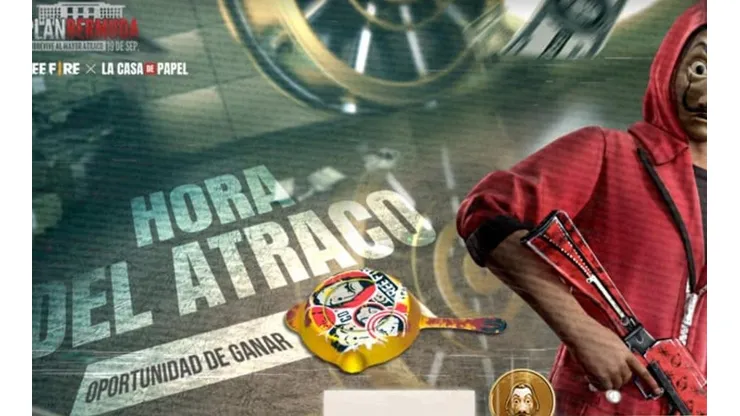 Nuevos eventos y recompensas de La Casa de Papel llegan a Free Fire