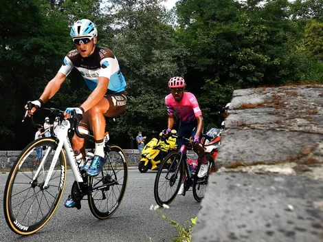 El graffiti que apareció en el Tour que no olvida lo que pasa en Colombia