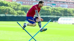 Foto de Lionel Messi, jugador de Barcelona.