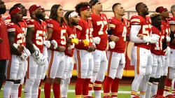 La protesta liderada por Mahomes (Getty Images)