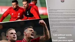 La emotiva carta de despedida que Henderson le escribió a Lovren