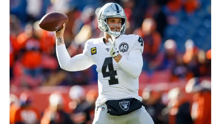 Derek Carr, la figura estelar de Las Vegas Raiders (Getty Images)