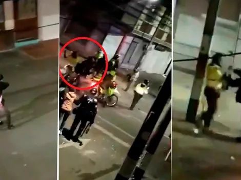 Agarrón entre Policías porque uno quería evitar golpes a un detenido