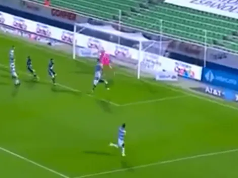 ¡Santos se pone en partido! Rivero descuenta ante Pumas