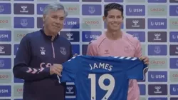 James Rodríguez dio su primera conferencia de prensa como jugador del Everton