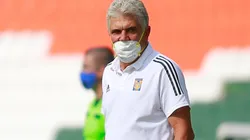 Ricardo Ferretti se fue sastifecho del partido. (Jam Media)