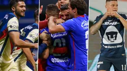 Tres de los cuatro grandes lideran la Liga MX (Getty Images)