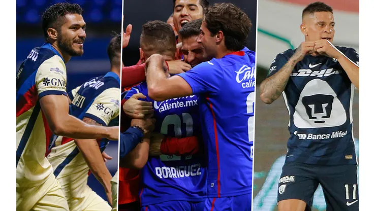 Tres de los cuatro grandes lideran la Liga MX (Getty Images)