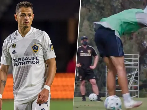 ¡Obra maestra! Chicharito volvió y se lució con un golazo