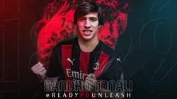 Tardó en llegar: Milan hizo oficial el fichaje de Sandro Tonali