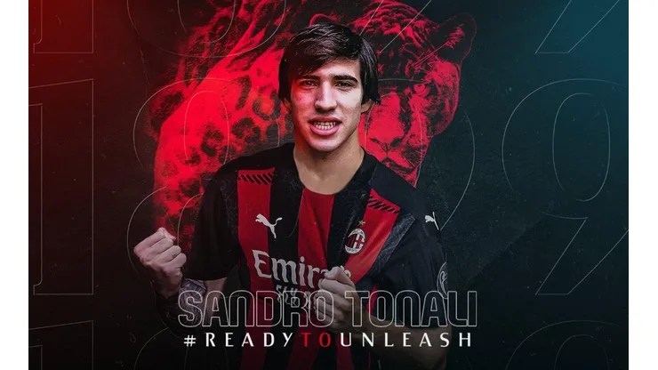 Tardó en llegar: Milan hizo oficial el fichaje de Sandro Tonali