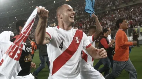 Adrián Zela estuvo en la cancha en el Perú-Nueva Zelanda en el 2017.