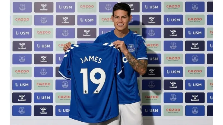 Controversia por versión que dice que James llegó gratis al Everton