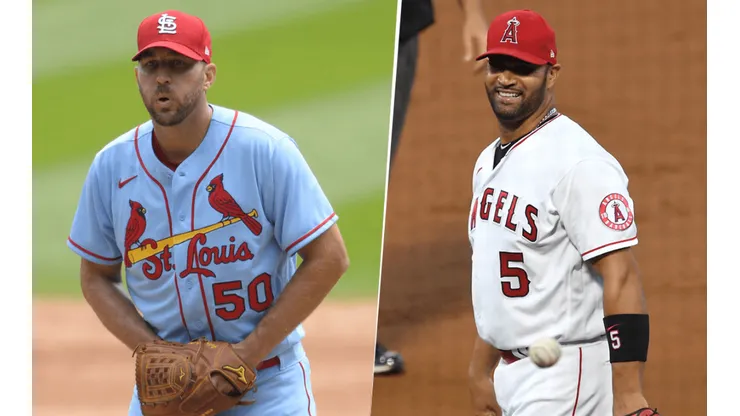 Adam Wainwright y Albert Pujols (Getty Images)