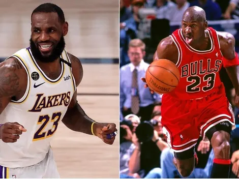 LeBron James logra igualar marca de puntos de Michael Jordan en playoffs de NBA