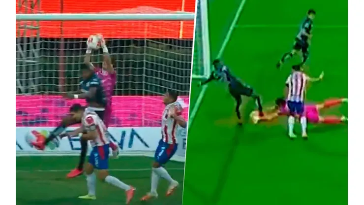 Querétaro le igualó a Chivas gracias a un insólito blooper de Toño Rodríguez