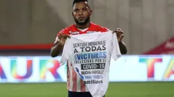 Borja le dedicó el gol a las víctimas por el coronavirus