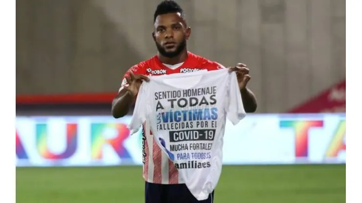 Borja le dedicó el gol a las víctimas por el coronavirus