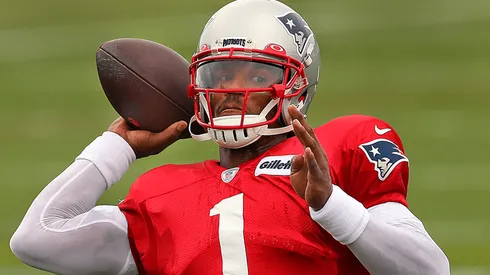 Cam Newton, quarterback de los Patriots (Getty Images)