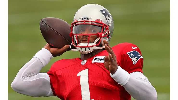Cam Newton, quarterback de los Patriots (Getty Images)