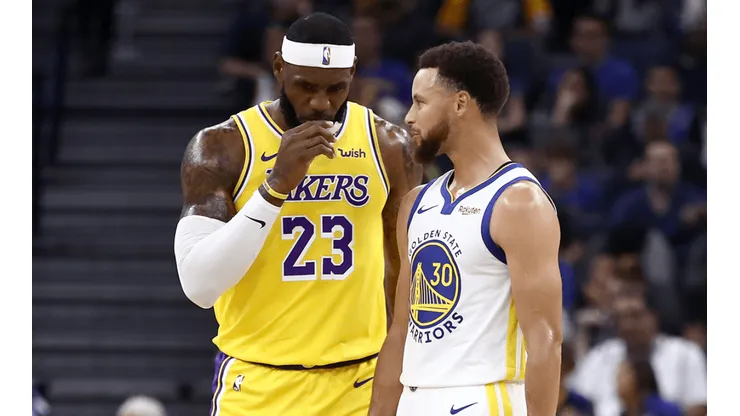 LeBron James y Stephen Curry (Getty Images)