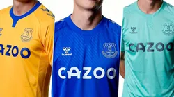 Las tres equipaciones que usará James Rodríguez en su nueva etapa con el Everton.