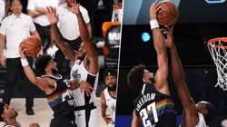 Jamal Murray y Kawhi Leonard (Getty Images)