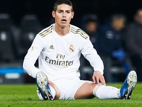 Con un cortísimo mensaje, el Real Madrid le dio la despedida a James