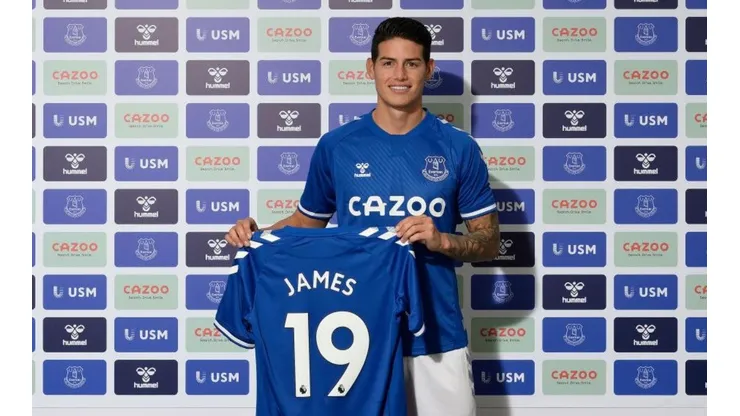 Llegaron las primeras palabras de James Rodríguez como jugador del Everton
