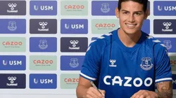 Así fue la presentación oficial de James como nuevo jugador del Everton