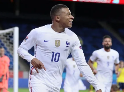 Mbappé, positivo de coronavirus y retirado con urgencia de la Selección de Francia
