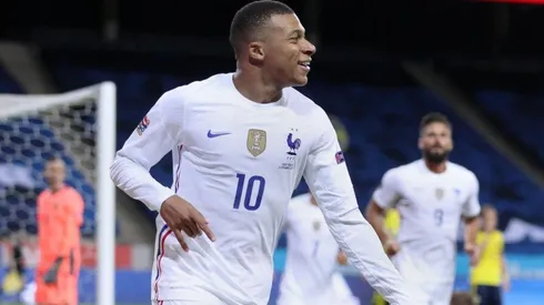 Kylian Mbappé marcó el tanto del triunfo ante Suecia.
